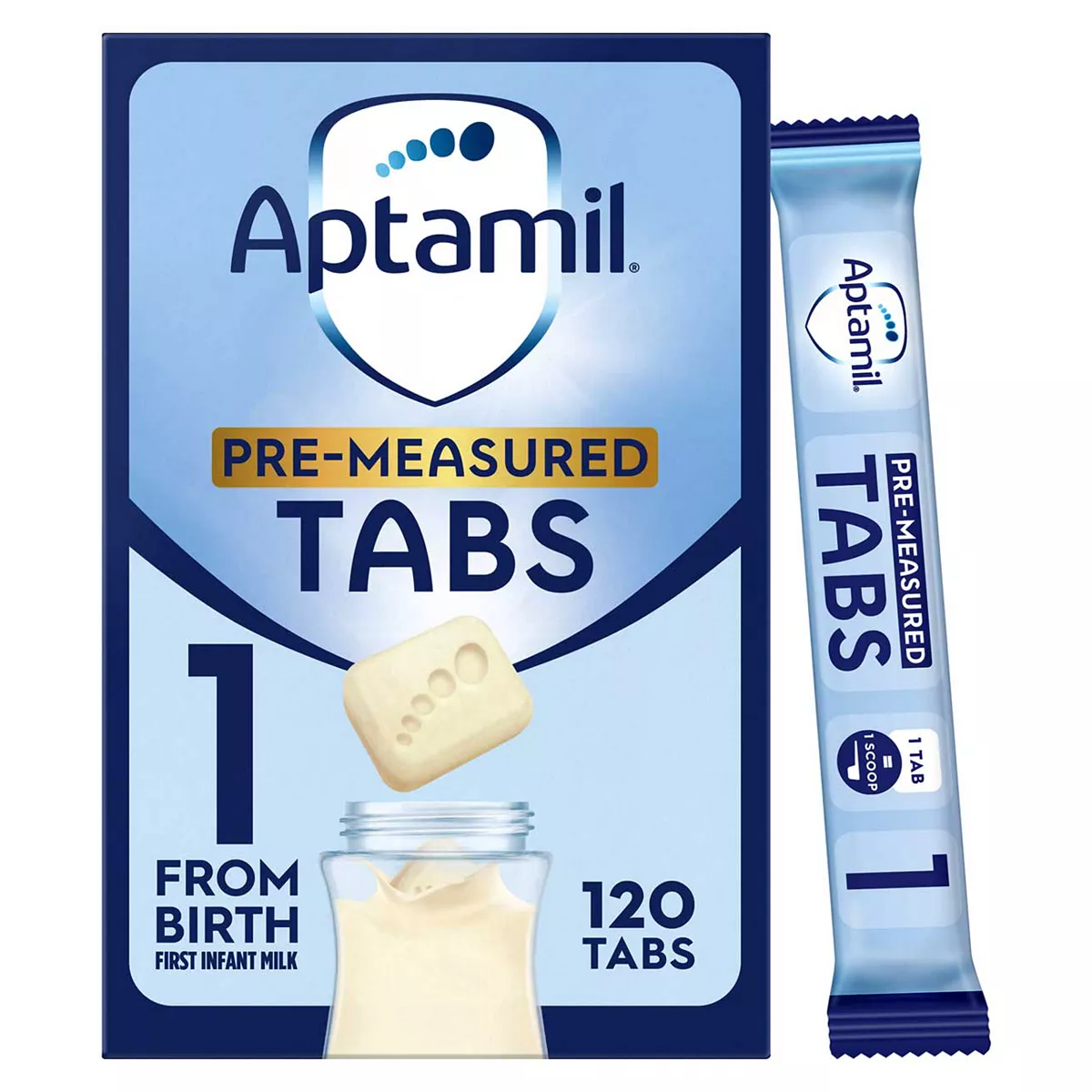 Aptamil Pre-Measured Tabs First Infant Milk From Birth 24 x 23g (552g)