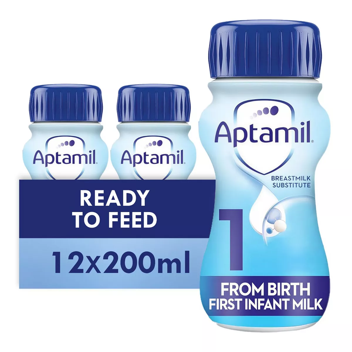 Aptamil 1 First Infant Baby Milk Formula Liquid From Birth