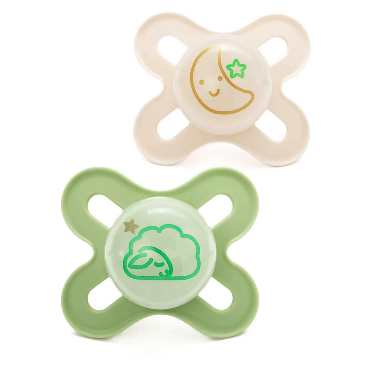 MAM Start Night 0-2 Months Soother 2 Pack - Unisex