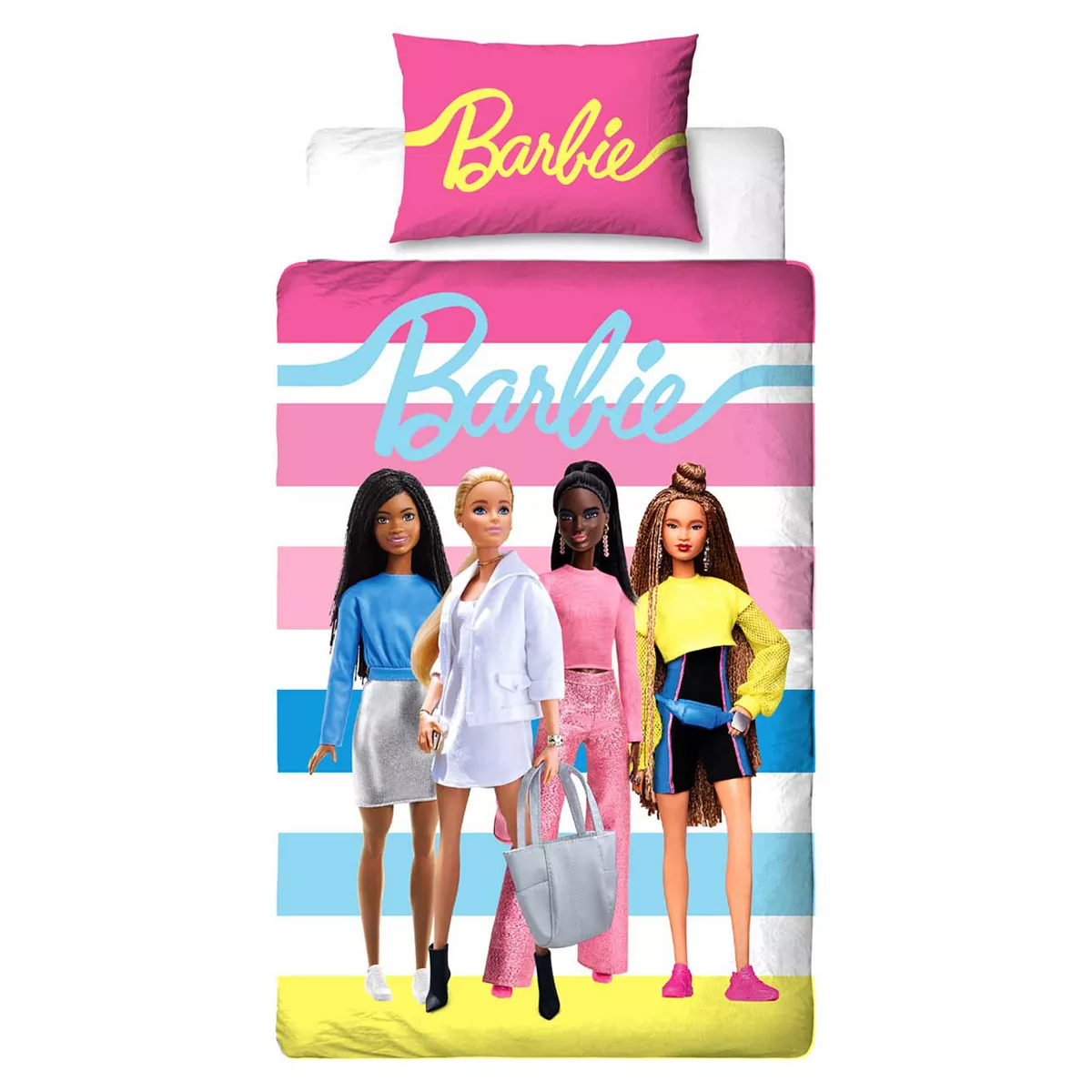 Barbie Unboxed Single Polycotton Bedding Set