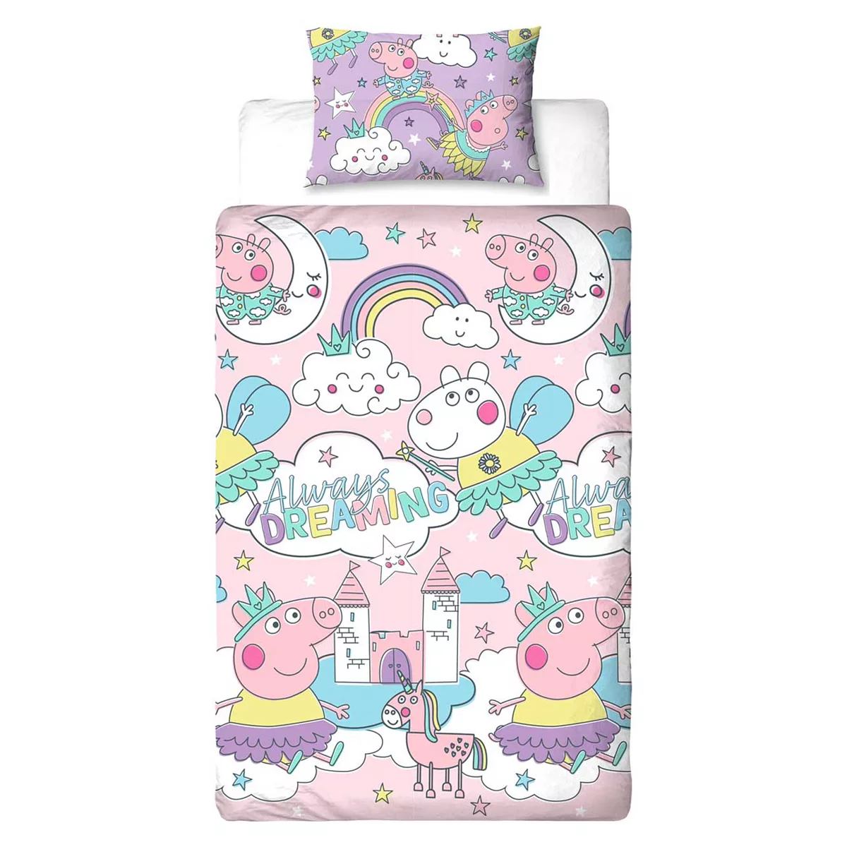 Peppa Bedtime Single Duvet Bedding Set