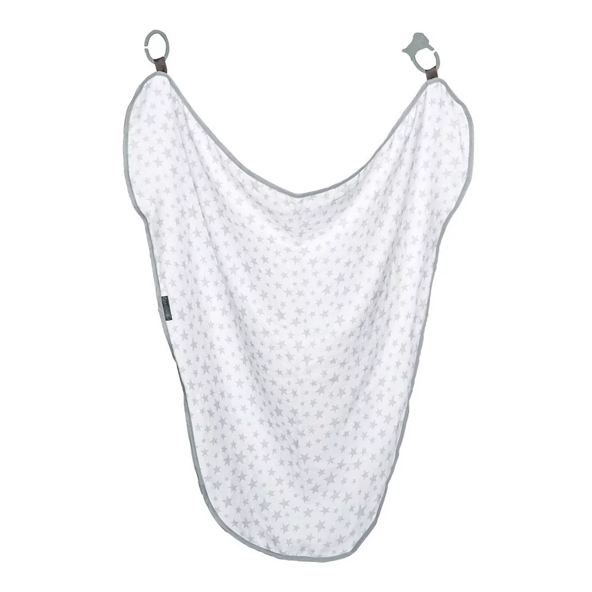 Cheeky Chompers the 6-in-1 Multimuslin - Silver Stars - Nursing Cover & More