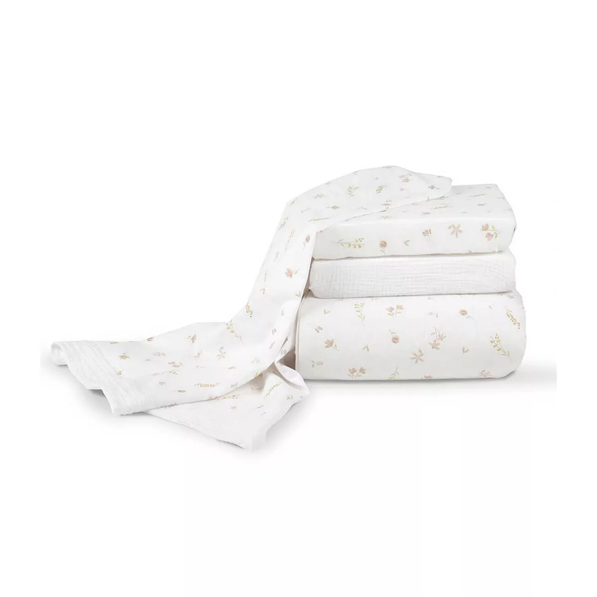 Cuddleco 4 Piece Cot Bedding Set Cashmere Meadow