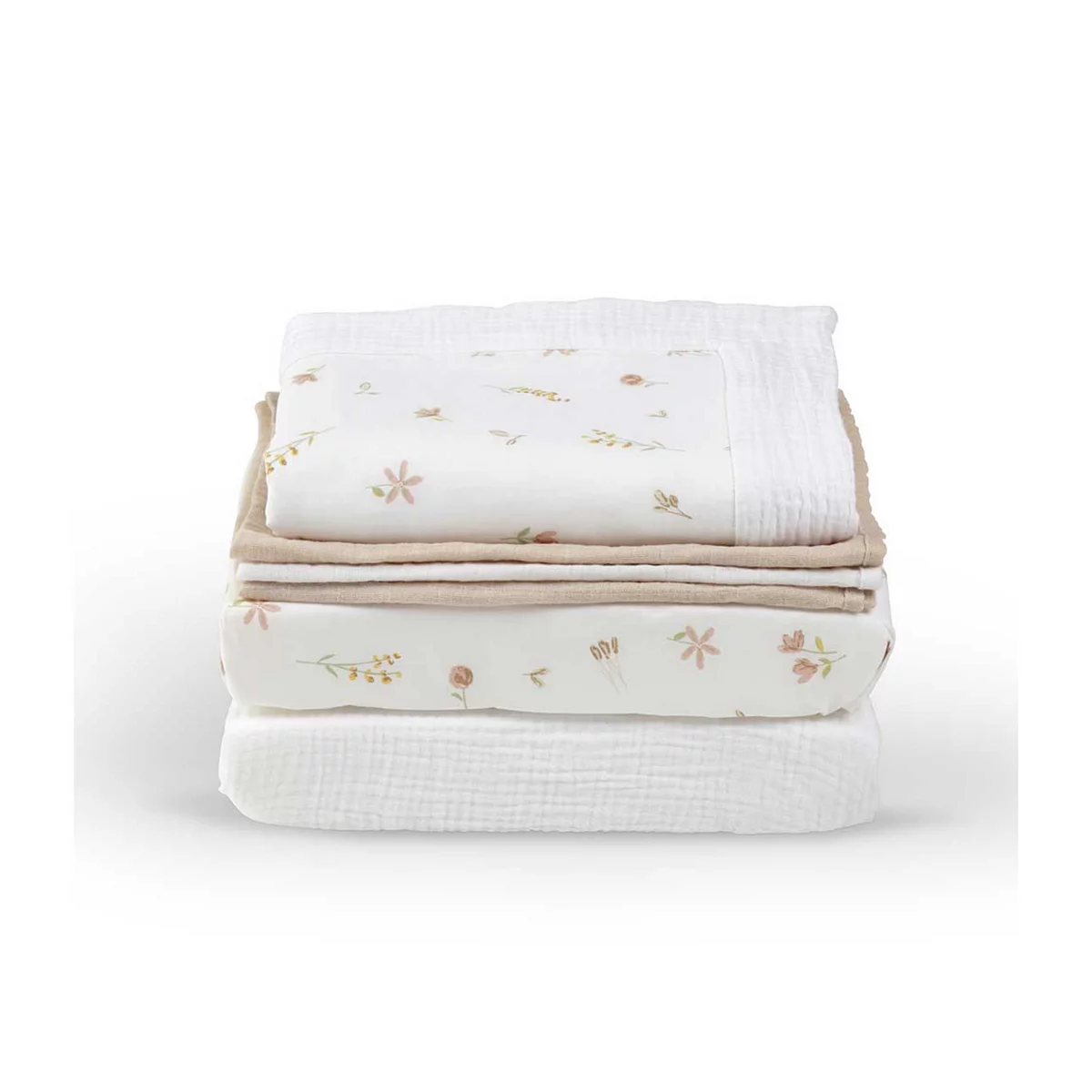 Cuddleco Universal Crib/Co Sleeper Bedding Set Cashmere Meadow