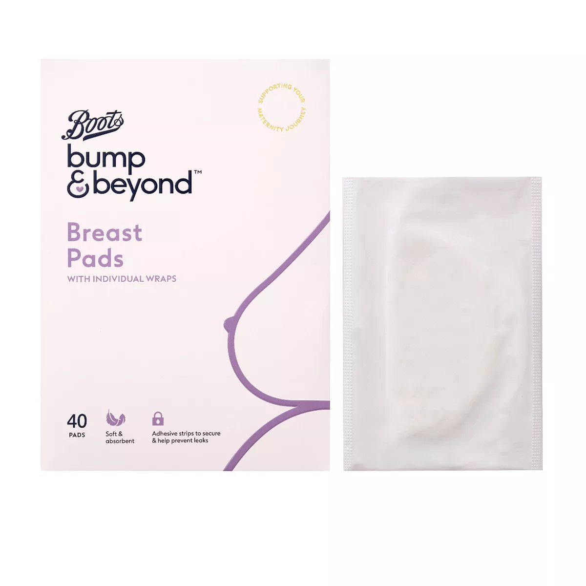 Boots Bump & Beyond Disposable Breast Pads 40s