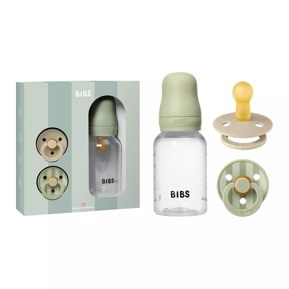 BIBS Gift Set Baby Sprinkle Sage