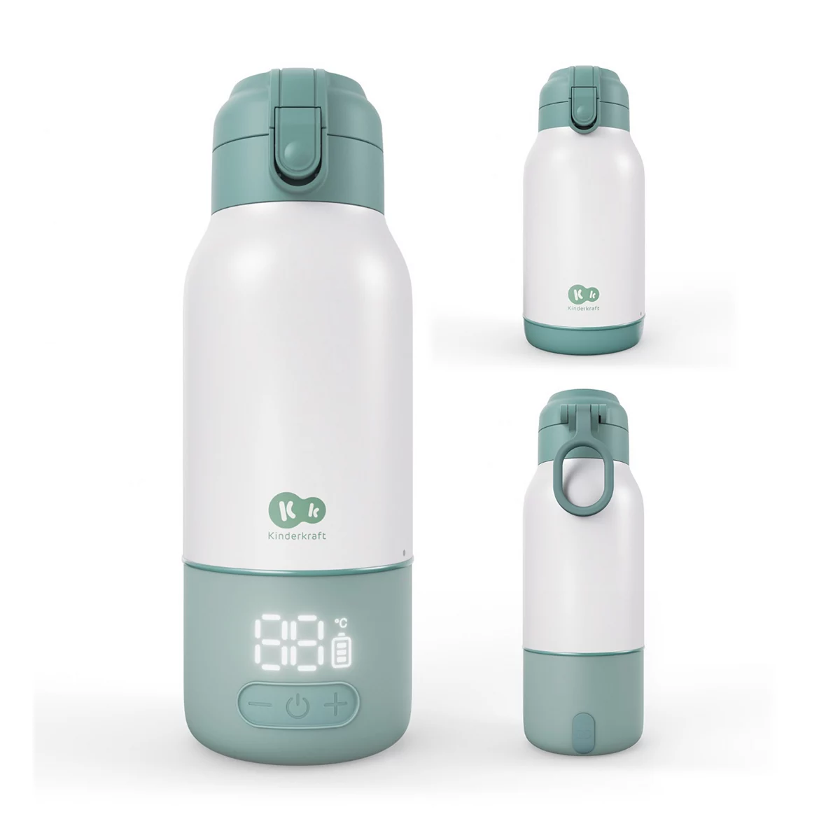 Kinderkraft GAJA Portable Bottle Warmer & Thermos - Green