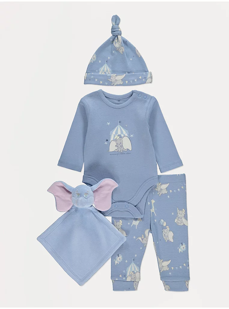 Disney Dumbo Blue 4 Piece Starter Set