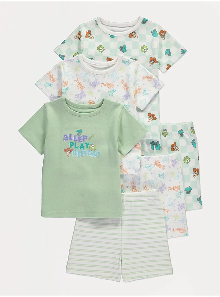 Disney Pixar Short Pyjamas 3 Pack