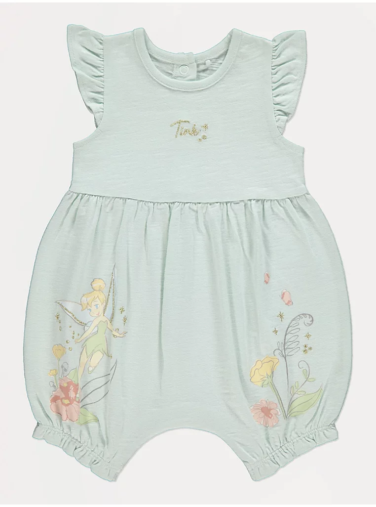 Disney Tinker Bell Mint Romper