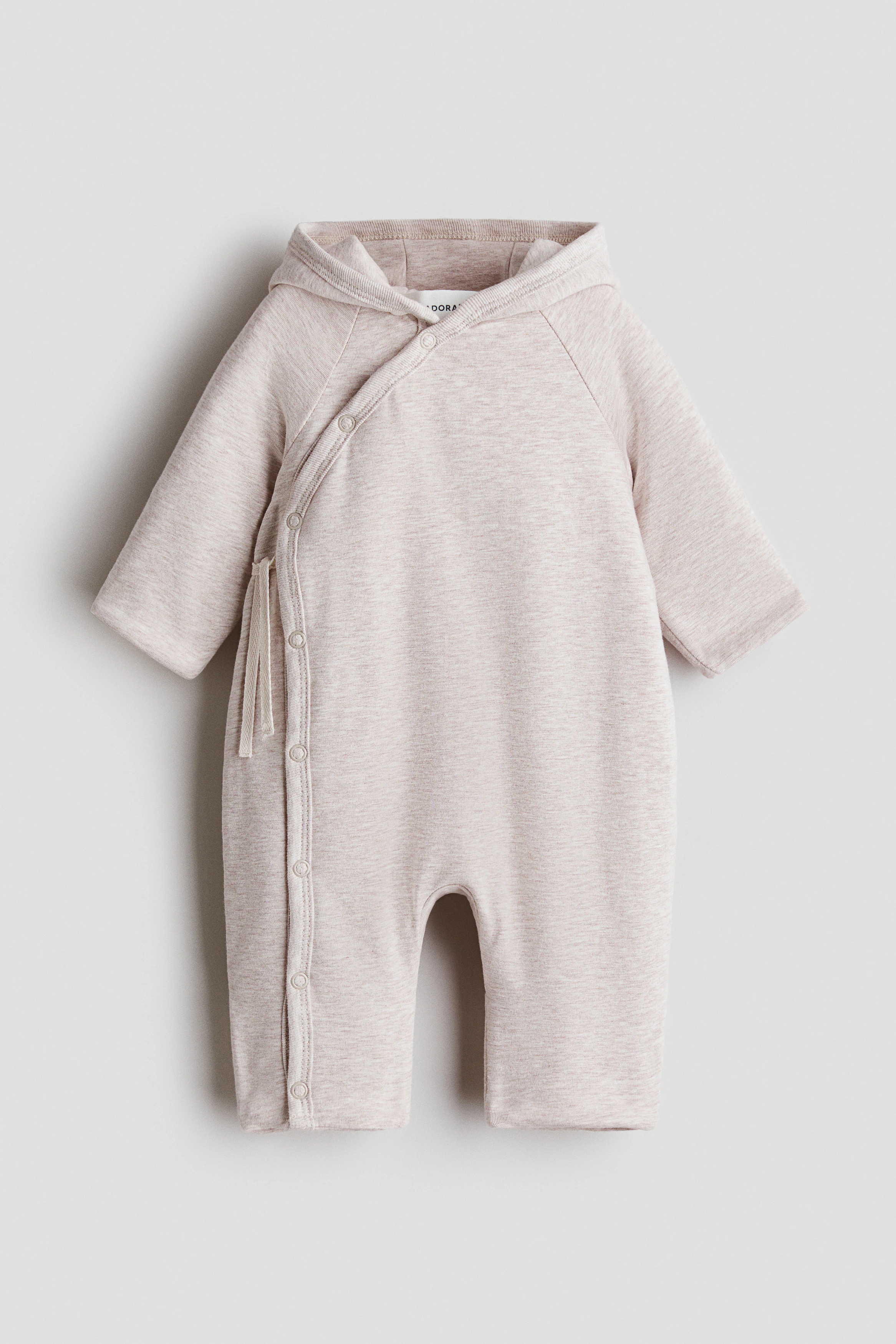Padded jersey pramsuit — Beige