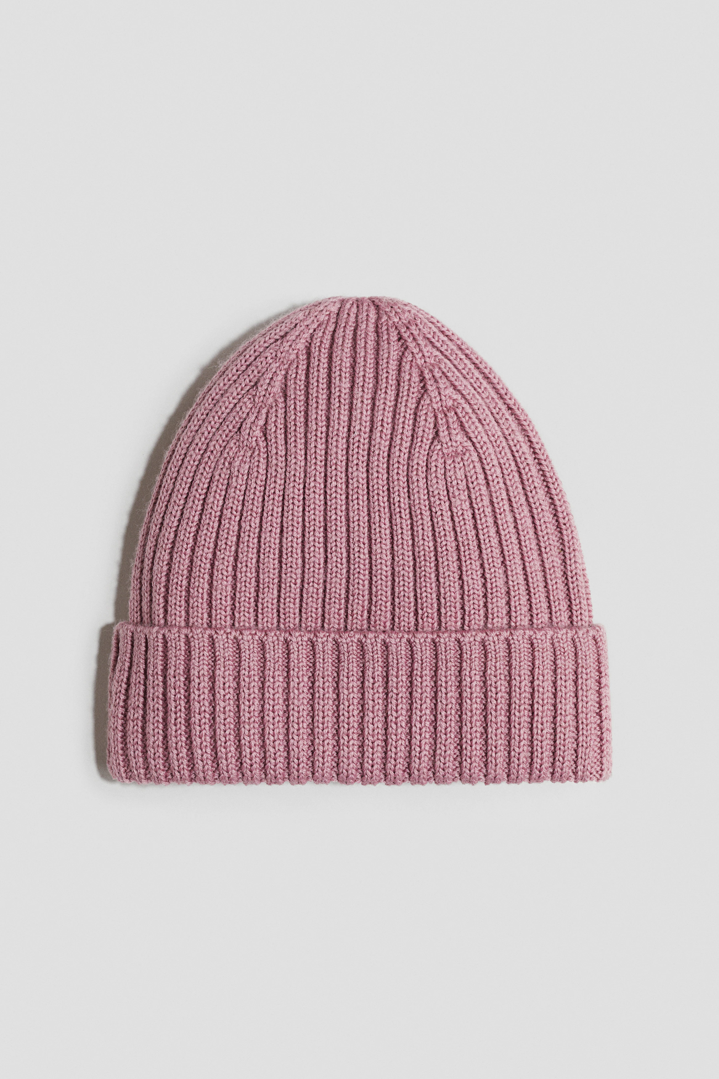 Merino wool beanie — Pink