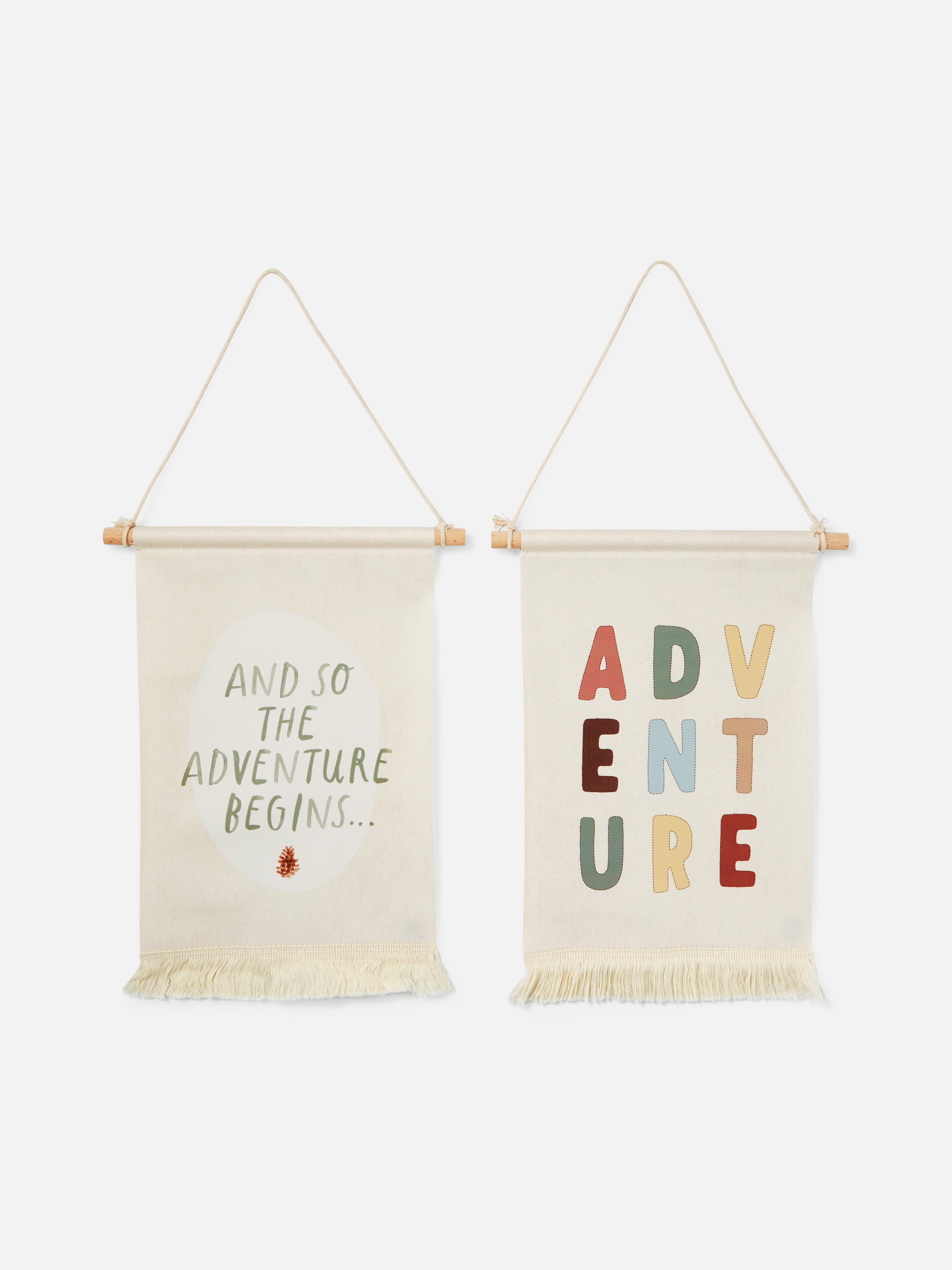 2pk Adventure Wall Hangings