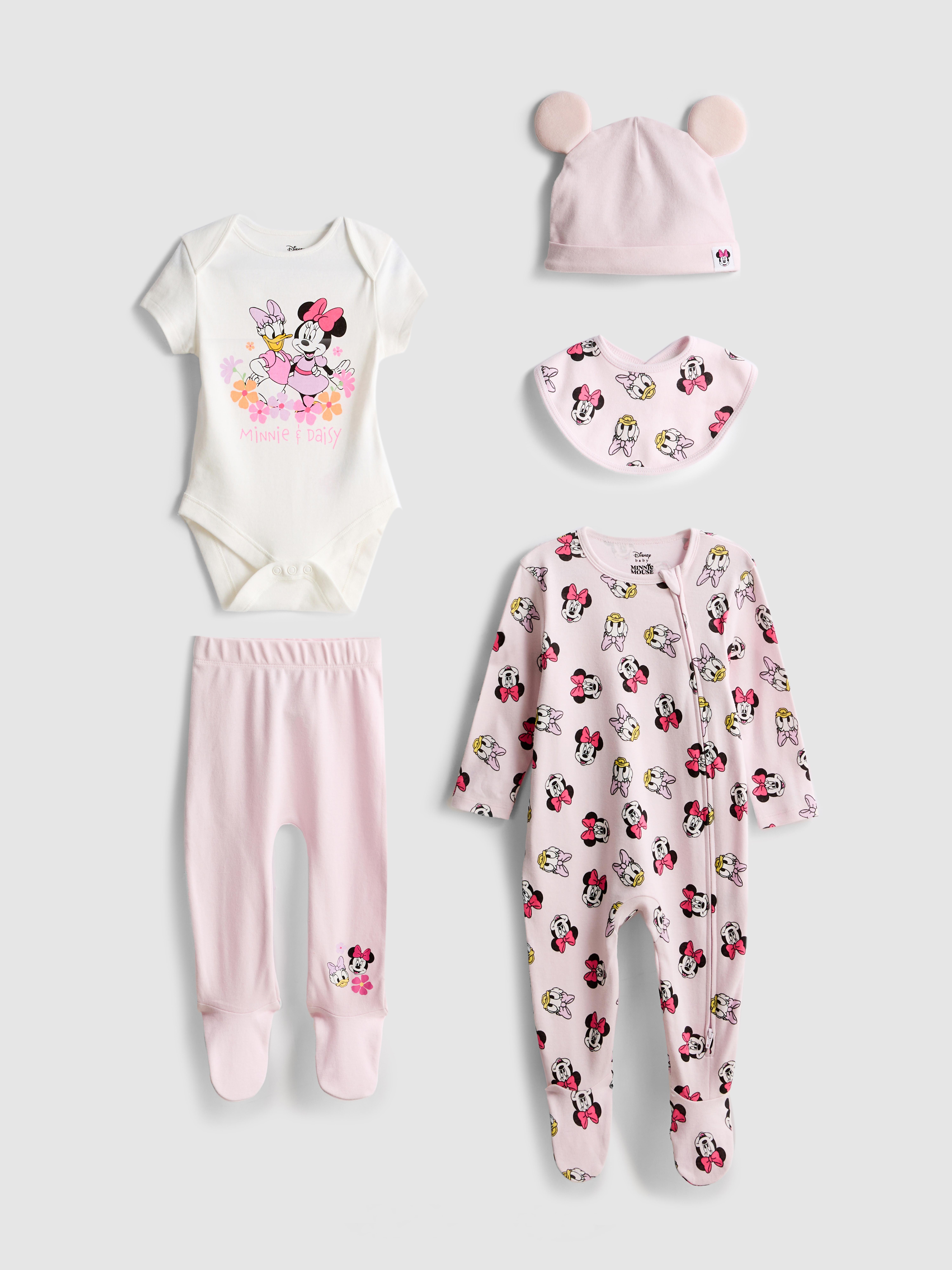 0-9mths | 5-Piece Disney’s Minnie Mouse Newborn Starter Set