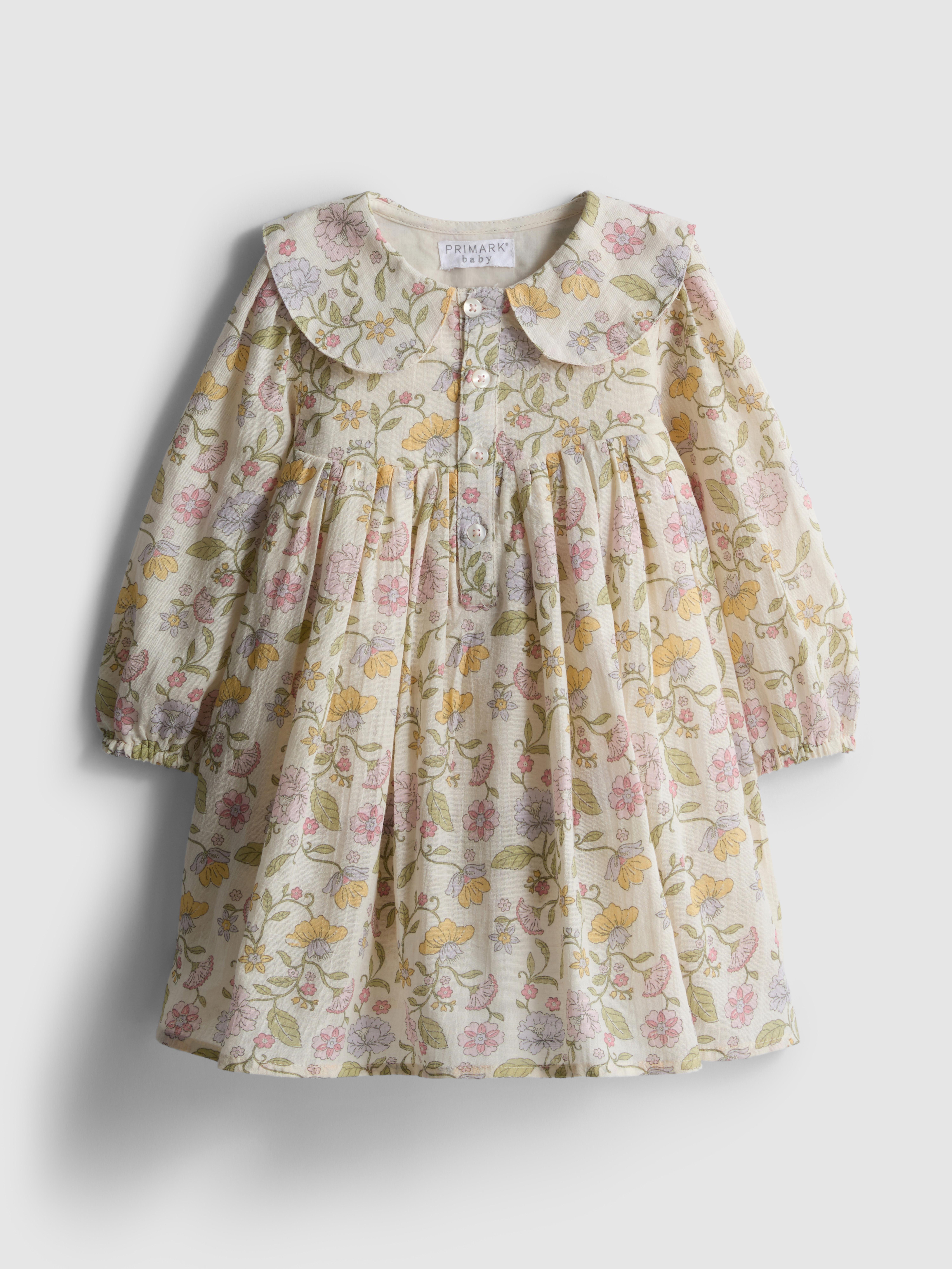 0-18mths | Collared Newborn Smock Dress